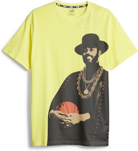 PUMA-T-shirt de basketball à imprimé Franchise Homme-image-1