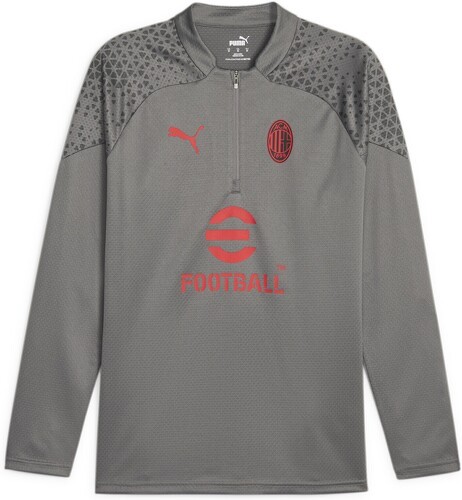 PUMA-Haut D’Entraînement À 1/4 Zip 2023/24 Ac Milan-0