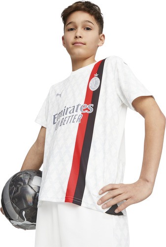 PUMA-Maillot Away 23/24 AC Milan Enfant et Adolescent-2