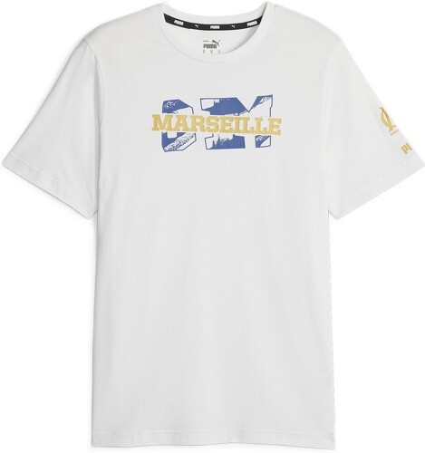 PUMA-T-shirt à imprimé FtblCore Olympique de Marseille-image-1
