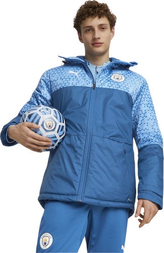 PUMA-Veste d’hiver de football à imprimé Manchester City-2