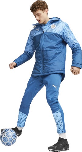 PUMA-Veste d’hiver de football à imprimé Manchester City-4