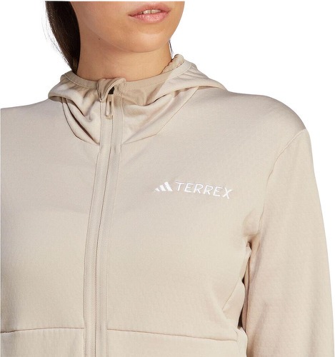 adidas Performance-Giacca Con Cappuccio Fleece Leggera Terrex Xperior-3