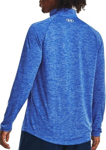 UNDER ARMOUR-T-shirt Manches Longues Bleu Roi Homme Under Armour Tech 1/2 Zip-1