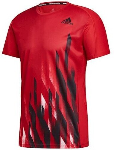 adidas-Tshirt Adidas Graphic Rouge/Noir-image-1