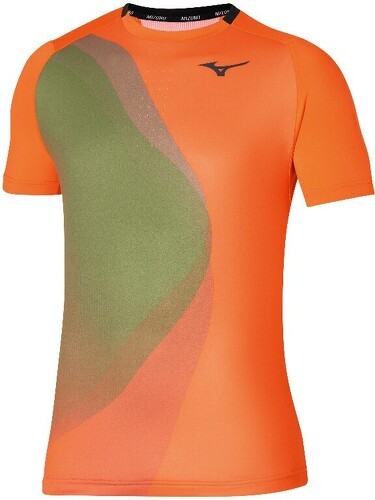 MIZUNO-Tshirt Release Shadow Graphic Orange-image-1