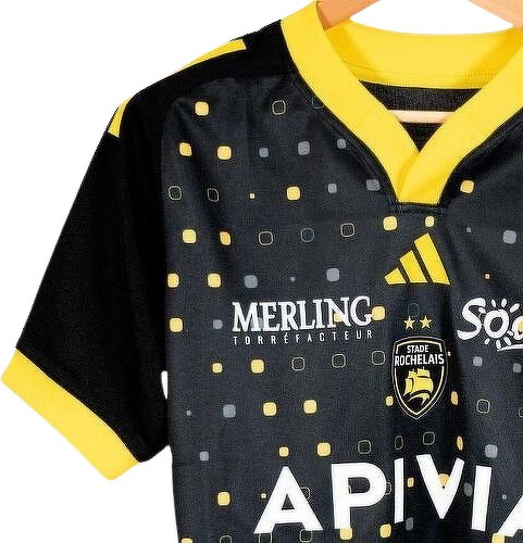 adidas Performance-MAILLOT RUGBY ENFANT STADE ROCHELAIS DOMICILE 23/24 - ADIDAS-2