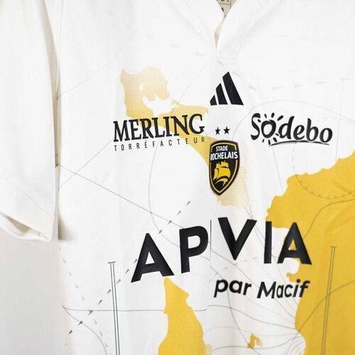 adidas Performance-MAILLOT RUGBY ADULTE STADE ROCHELAIS EXTERIEUR 23/24 - ADIDAS-2