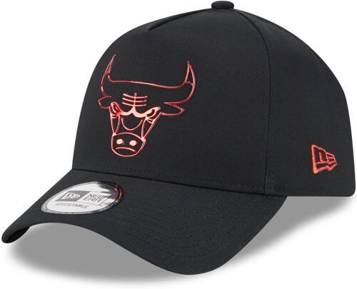 NEW ERA-New Era E Frame Snapback Cap Foil Logo Chicago Bulls-image-1