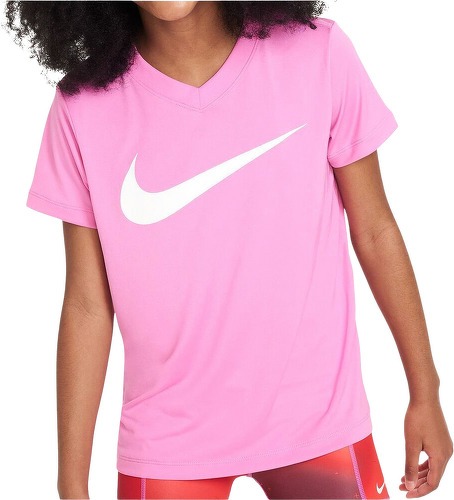 NIKE-Drifit Tee Rleg Vneck Swoosh-0