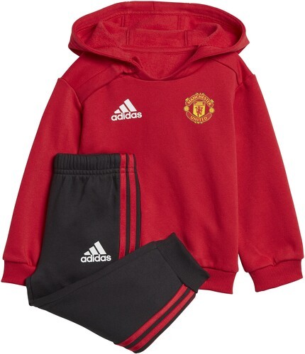 adidas Performance-Ensemble jogging et sweatshirt à capuche bébé Manchester United DNA-image-1