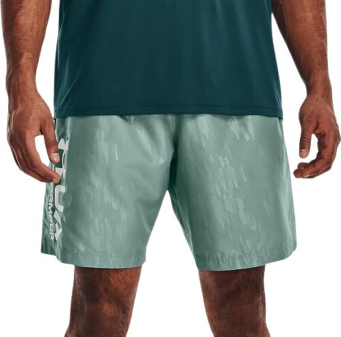 UNDER ARMOUR-UA Woven Emboss Shorts-GRN-image-1