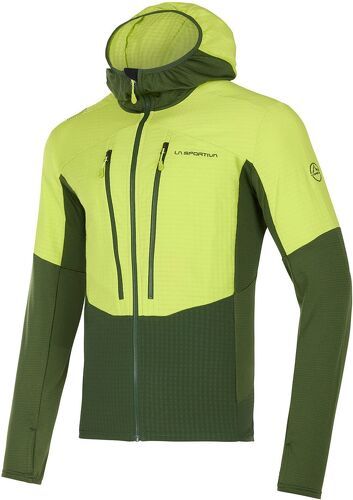 LA SPORTIVA-Pull Session Tech Hoody Forest/Lime Punch-image-1