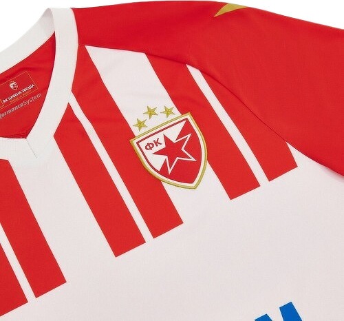 MACRON-Etoile Rouge de Belgrade Maillot Domicile 2023/2024-2