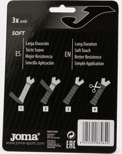 JOMA-Joma Club Cushion Padel Overgrip 3 Units-1