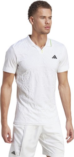 adidas Performance-Polo Londres Pro FreeLift Blanc-3