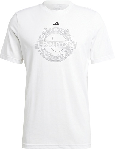 adidas Performance-T-shirt de tennis graphique AEROREADY-image-1