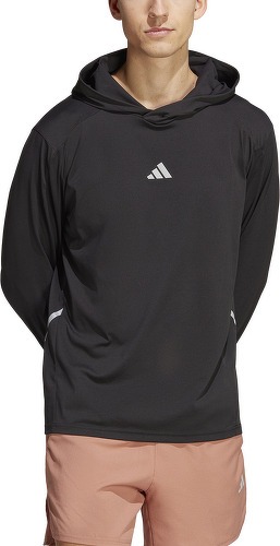 adidas Performance-Felpa Shirt Con Cappuccio Leggera X City-3