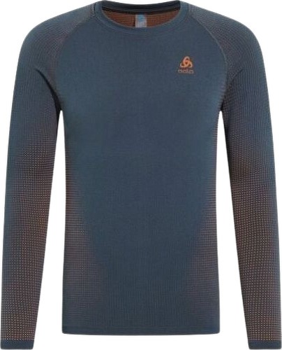 ODLO-Performance Warm Eco Bl Top Crew Neck Manches Longues-2