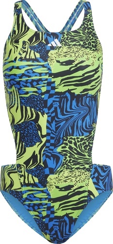 adidas Performance-Maillot de bain à imprimé graphique intégral-0