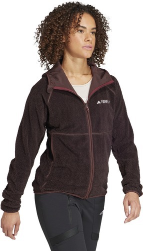 adidas Performance-Giacca Con Cappuccio Reversibile Fleece Terrex-4