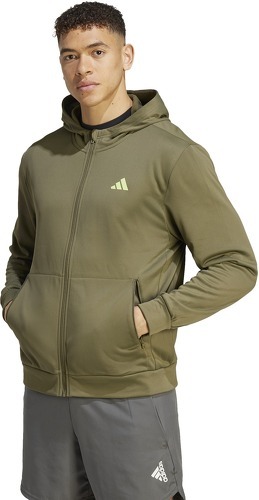 adidas Performance-Veste à capuche zippée Train Essentials Seasonal Training-1