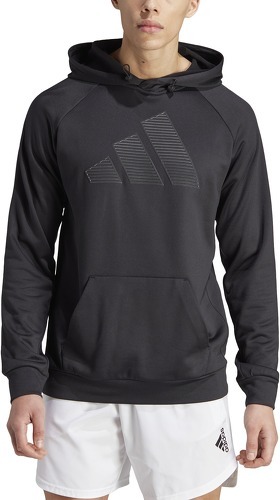 adidas Performance-Sweat-shirt à capuche gros logo Game and Go Training-3