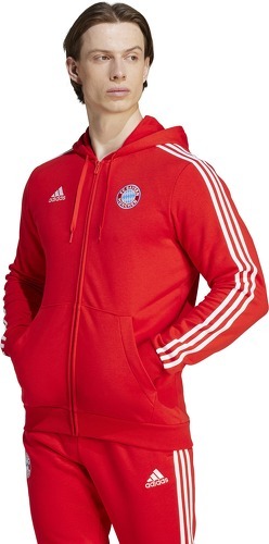 adidas Performance-Veste à capuche entièrement zippée FC Bayern DNA-1