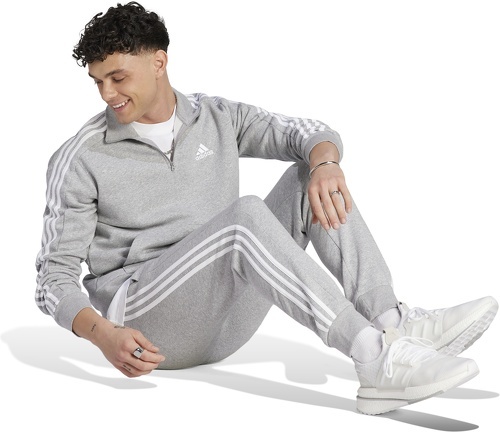 adidas Sportswear-Pantalon fuselé à 3 bandes en molleton Essentials-2