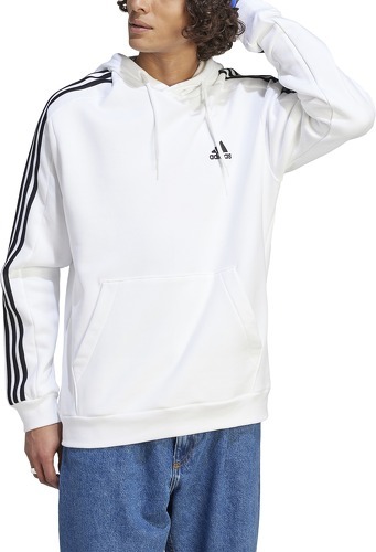 adidas Sportswear-Sweat-shirt à capuche en molleton à 3 bandes Essentials-4