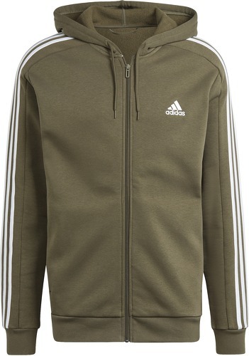 adidas Sportswear-adidas Herren Sweatshirt Essentials Fleece 3-Stripes Full-Zip IJ6492-image-1