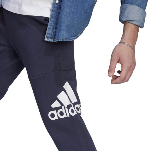 adidas Sportswear-Pantalon jambes fuselées molleton grand logo Essentials-4