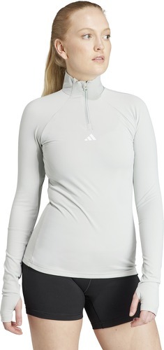 adidas Performance-Haut d'entraînement à manches longues et zip 1/4 Techfit COLD.RDY-2