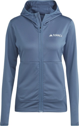 adidas Performance-Giacca Con Cappuccio Fleece Leggera Terrex Xperior-3