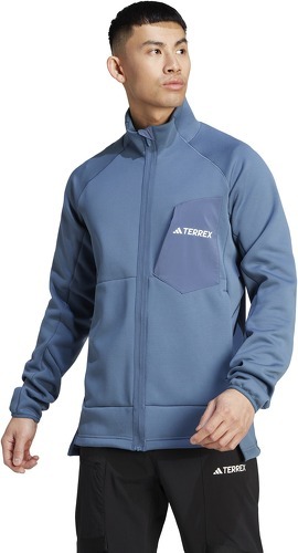 adidas Performance-VESTE ENTIÈREMENT ZIPPÉE MOLLETON ÉPAISSEUR MOYENNE TERREX XPERIOR-1