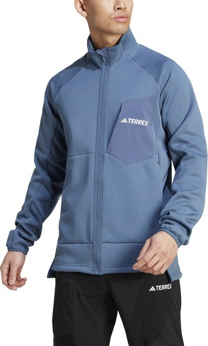 adidas Performance-VESTE ENTIÈREMENT ZIPPÉE MOLLETON ÉPAISSEUR MOYENNE TERREX XPERIOR-3