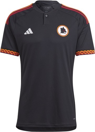 adidas Performance-Maillot AS Roma Third Homme 2023/24 Noir-image-1