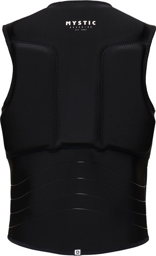 Mystic-Mystic Hommes Block Front Zip Impact Vest - Black-1