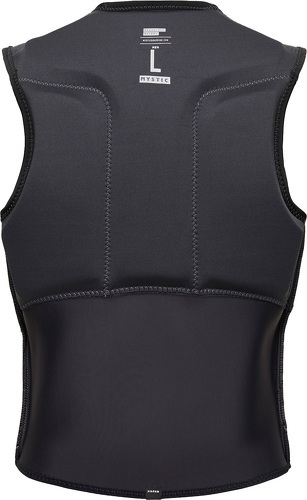 Mystic-Mystic Hommes Block Front Zip Impact Vest - Black-3