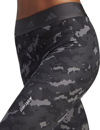 adidas Performance-Legging 7/8 à imprimé camouflage Techfit-1