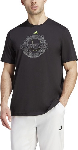 adidas Performance-T-shirt de tennis graphique AEROREADY-3