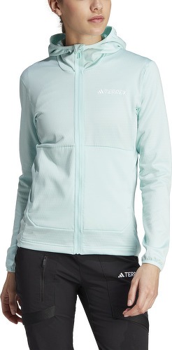 adidas Performance-Giacca Con Cappuccio Fleece Leggera Terrex Xperior-3