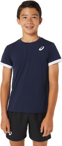 ASICS-Asics Boys T-Shirt Tennis SS Top Jongens Blauw-image-1