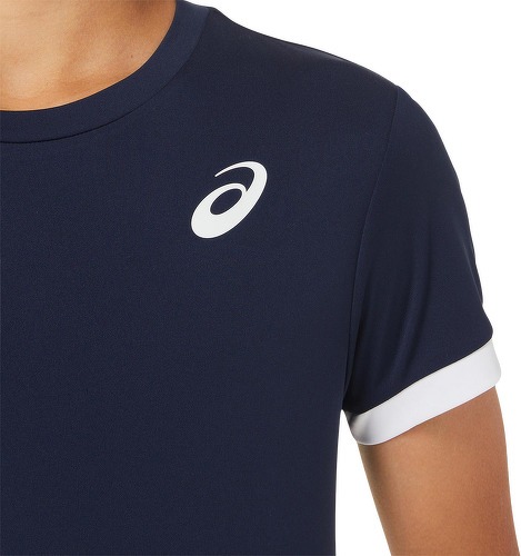 ASICS-T-Shirt Asics Junior Bleu marine-4