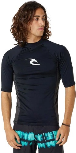 RIP CURL-Rip Curl Hommes Waves UPF Performance Gilet Lycra Manches Courtes-image-1