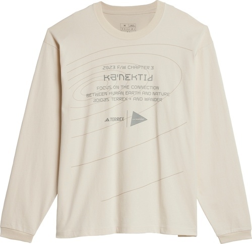 adidas Performance-T-shirt à manches longues Terrex + and wander Xploric-image-1