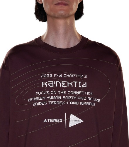 adidas Performance-T-shirt à manches longues Terrex + and wander Xploric (Non genré)-1