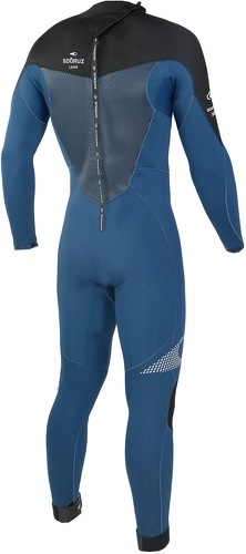 Soöruz Surfwear-Combinaison FIGHTER 4/3mm - OYSTERPRENE Back-zip-2