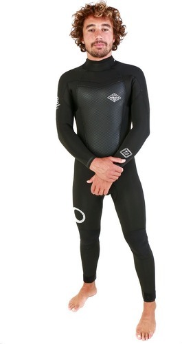 Soöruz Surfwear-Combinaison FIGHTER 3/2mm - OYSTERPRENE Back-zip-2