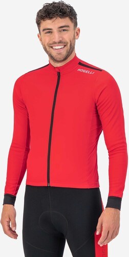 Rogelli-Maillot Manches Longues Velo Core - Homme - Rouge-2